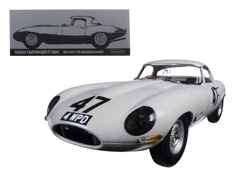 1963 Jaguar Lightweight E-Type #47 "Coombs 4 WPD" 1/18 Diecast Model Car by Paragon LuxuryLifeWay Online Store
