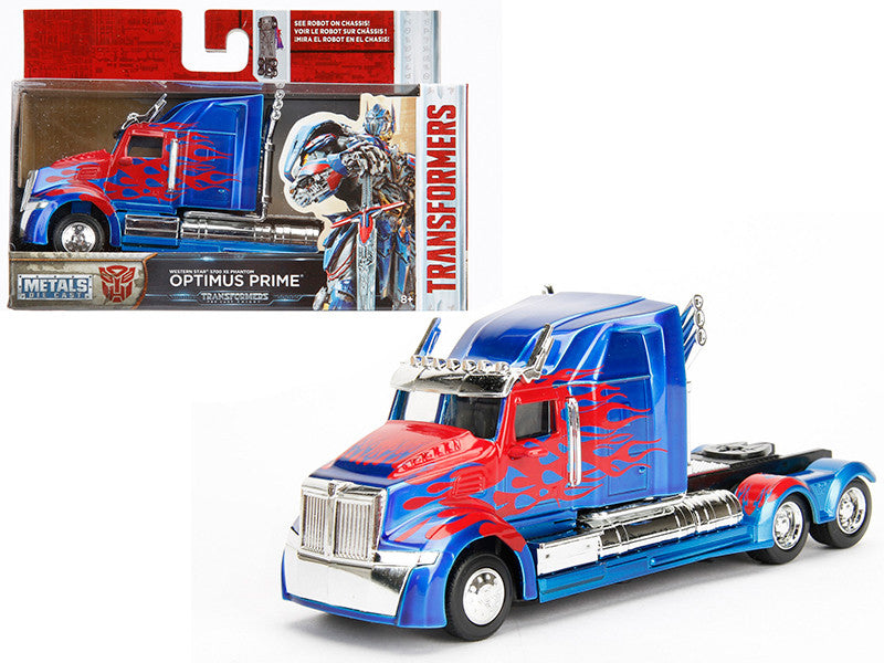 Western Star 5700 XE Phantom Truck Tractor Optimus Prime "Transformers: The Last Knight" (2017) Movie "Hollywood Rides" Series 1/32 Diecast Model Car by Jada LuxuryLifeWay Online Store