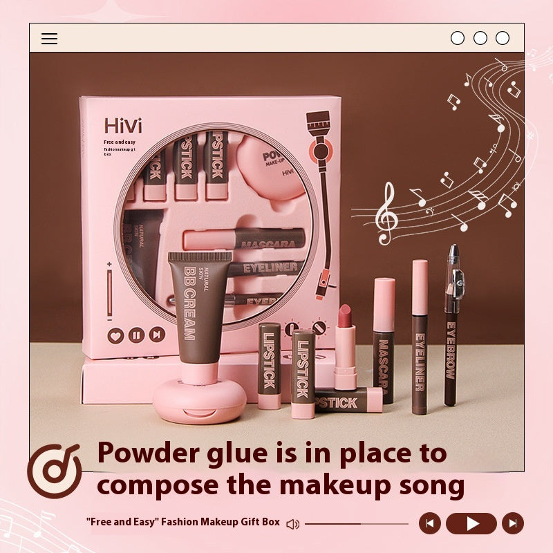 Glue Record Limited Lipstick Powder Beauty Gift Set LadyShow.Store