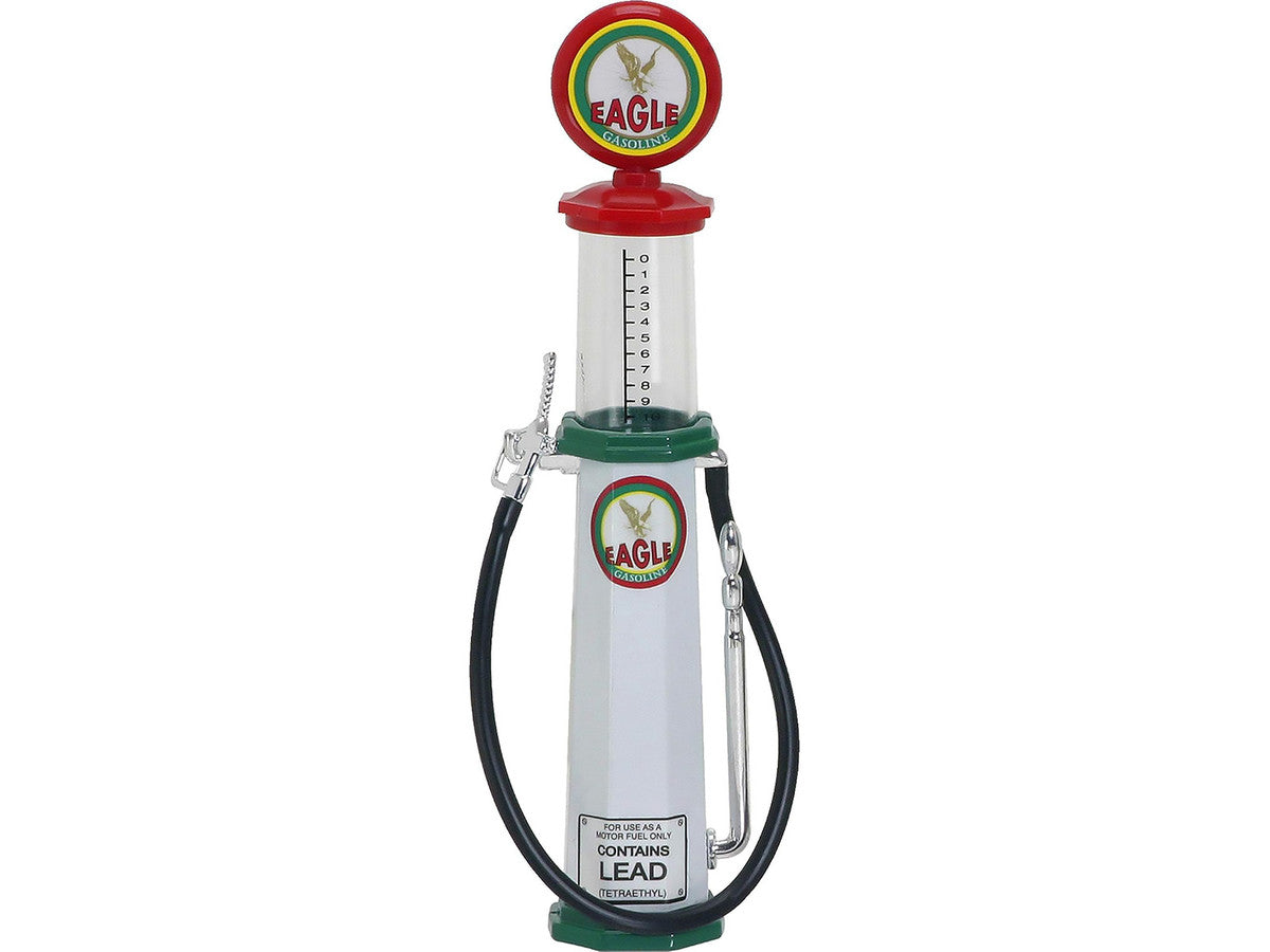 Eagle Gasoline Vintage Gas Pump Cylinder 1/18 Diecast Replica by Road Signature LuxuryLifeWay Online Store