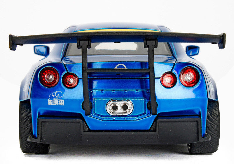 2009 Nissan GT-R (R35) Ben Sopra Blue JDM Tuners 1/24 Diecast Model Car  by Jada LuxuryLifeWay Online Store