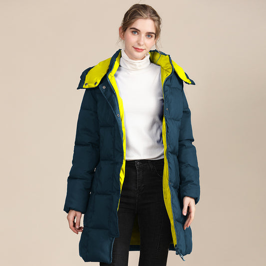 Thickened Contrast Color Cotton Jacket Women's Jacket CJD