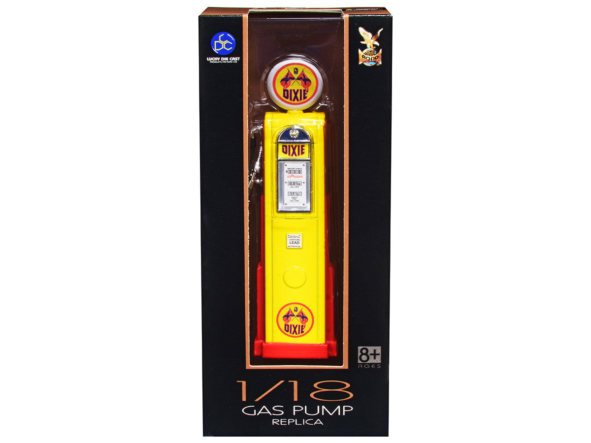 Dixie Gasoline Vintage Digital Gas Pump 1/18 Diecast Replica by Road Signature LuxuryLifeWay Online Store
