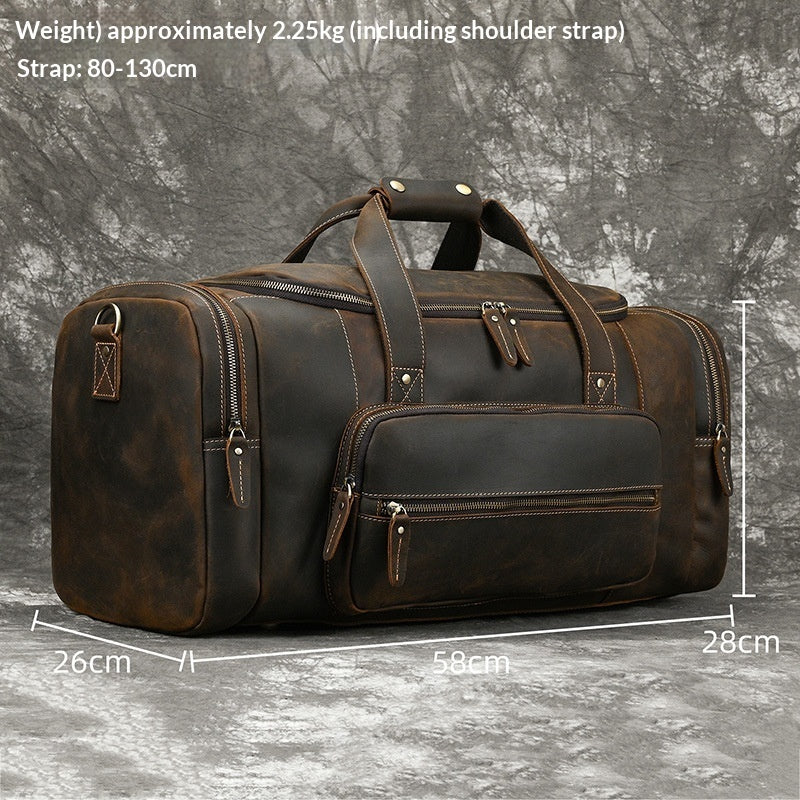 Men's Genuine Leather Handbag Large-Capacity Crossbody Bag LuxuryLifeWay Online Store