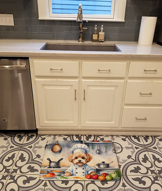 Maltipoo The Chef Memory Foam Kitchen Mat LuxuryLifeWay Online Store