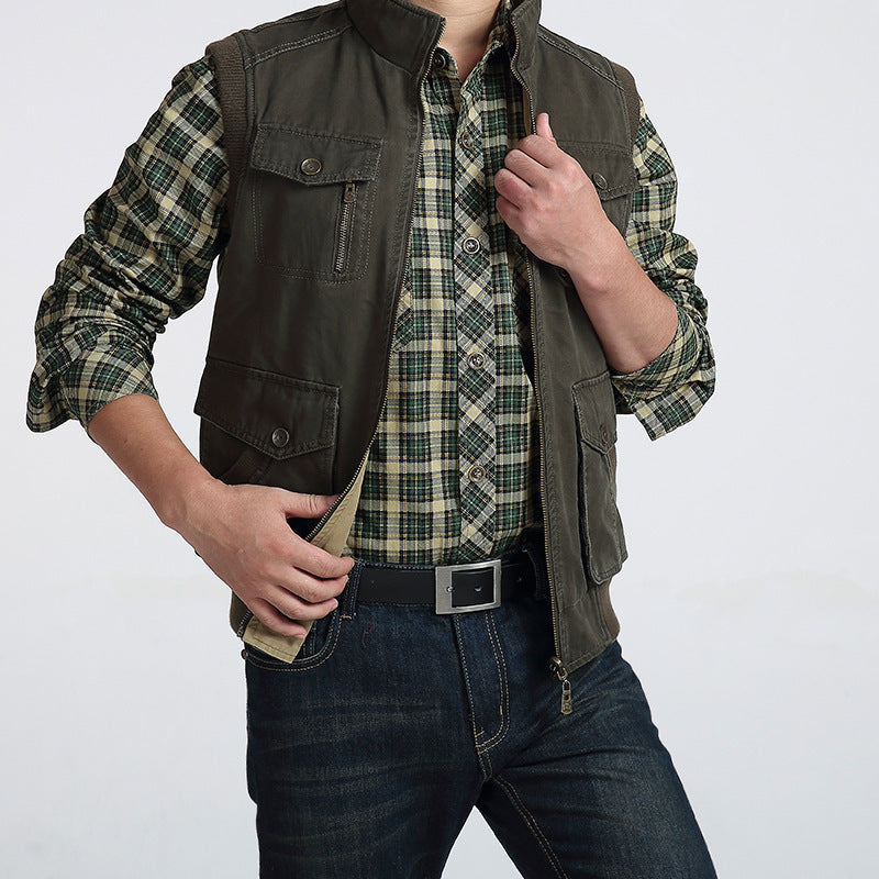 Double-sided Waistcoat Waistcoat Custom Vest Men's Clothing Best YouTube Store