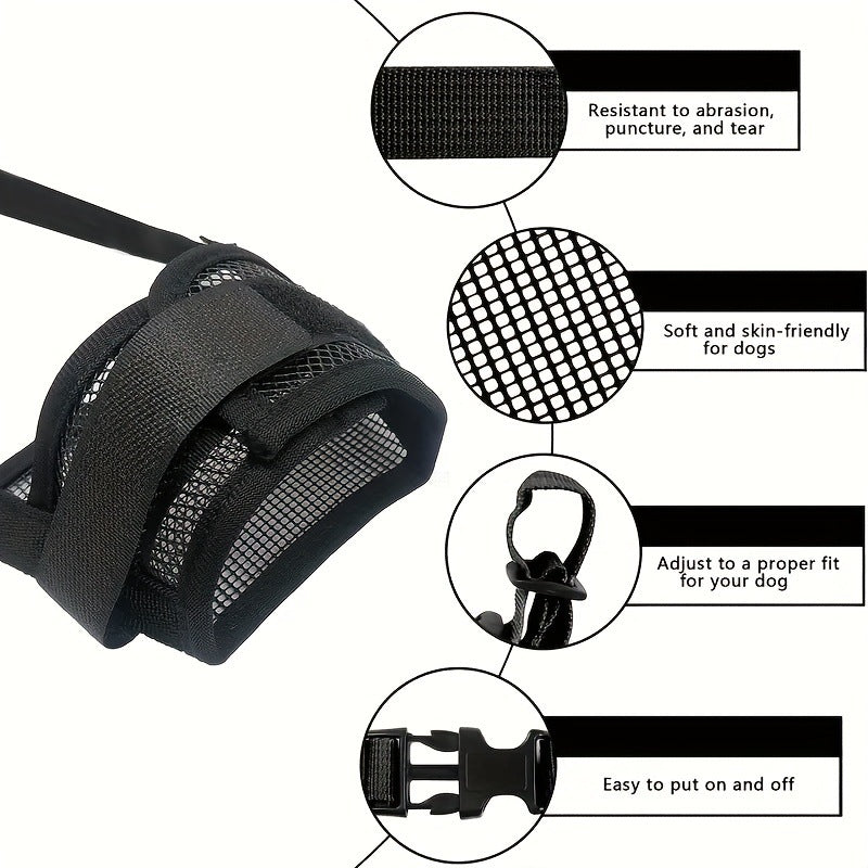 Dog Mouth Cover Muzzles Anti-biteanti-bark Anti-eat Disorderly Water Drinking Pets Fashion