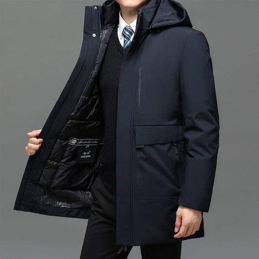 Men's Thickened Detachable Liner Thermal Cotton Padded Jacket LadyShow.Store