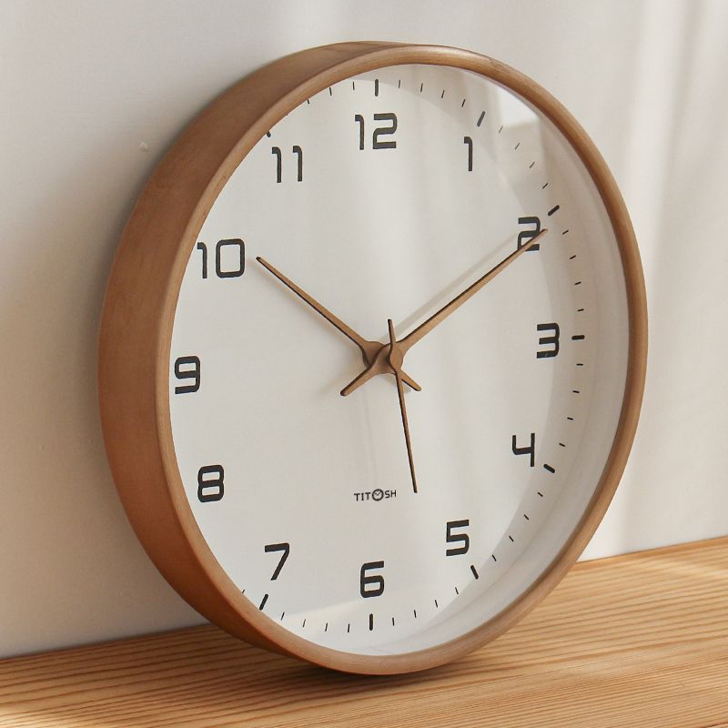 Modern Minimalist Silent Wall-mounted Creative Clock PearlNestDecor.com