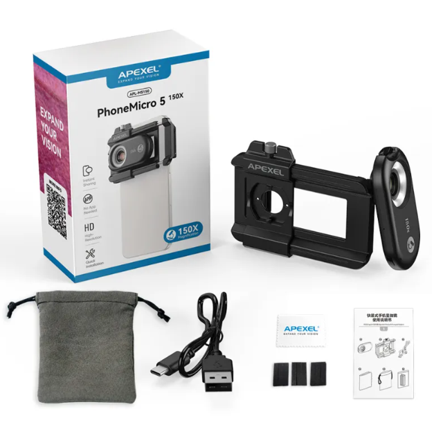 Portable Mobile Phone Microscope Pi-Mart