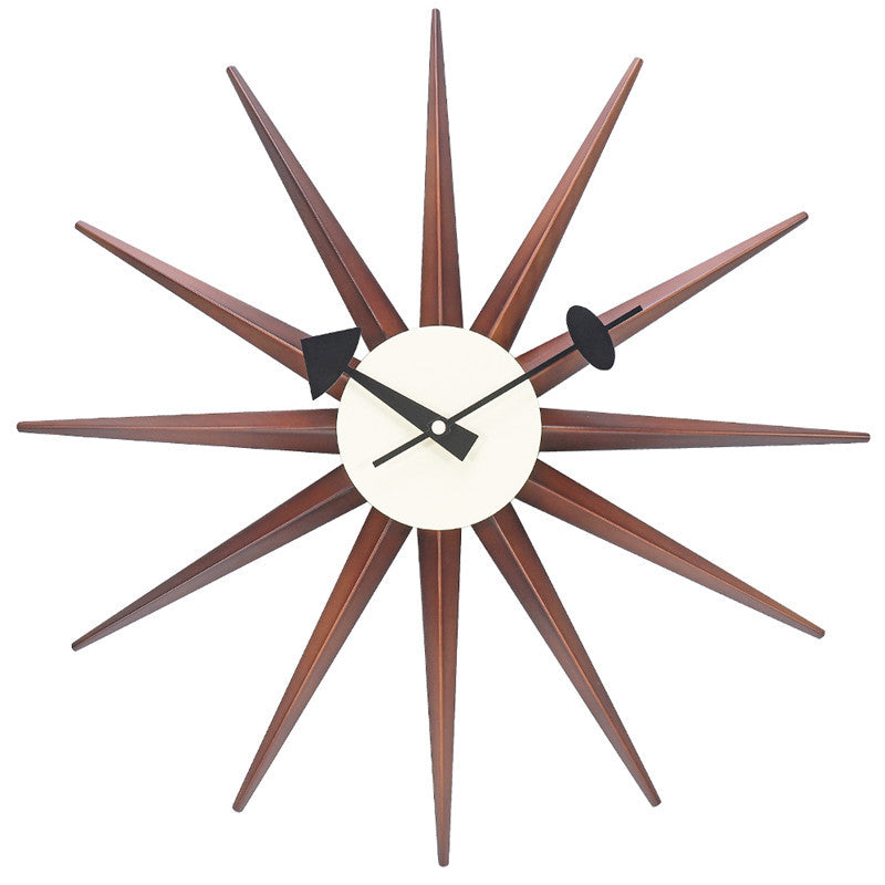Creative Sun Light Wall Clock PearlNestDecor.com