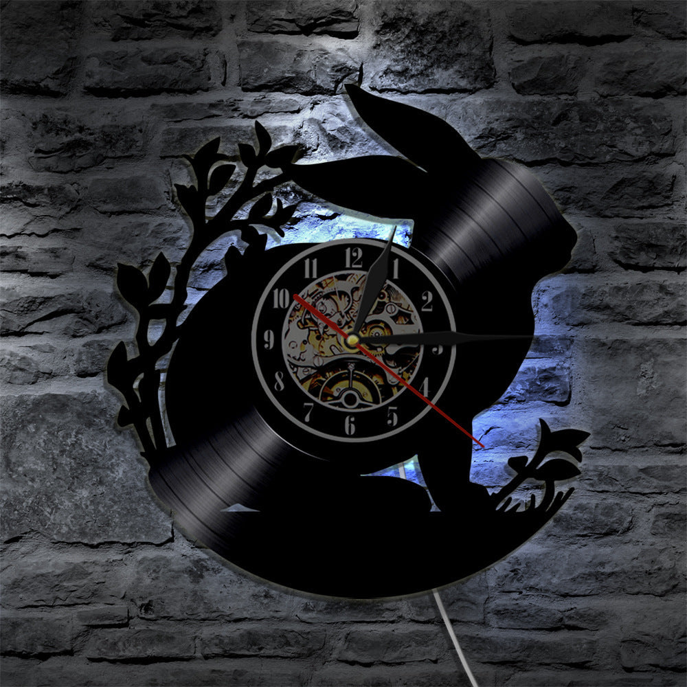 Wall Clock Art Clock Home Decoration Wall Clock LED Night Light Wall Clock PearlNestDecor.com
