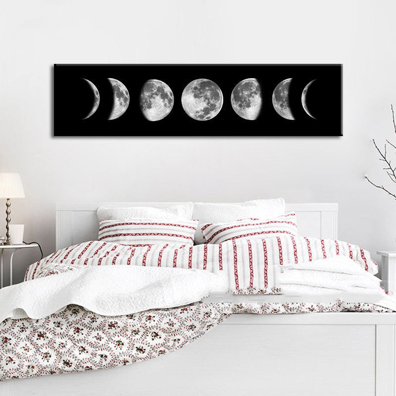Embroidery Moon Painting PearlNestDecor.com