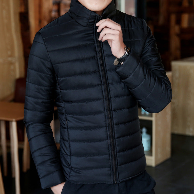 Short Stand-up Collar Padded Jacket To Keep Warm And Slim Winter Clothes In Winter CJD