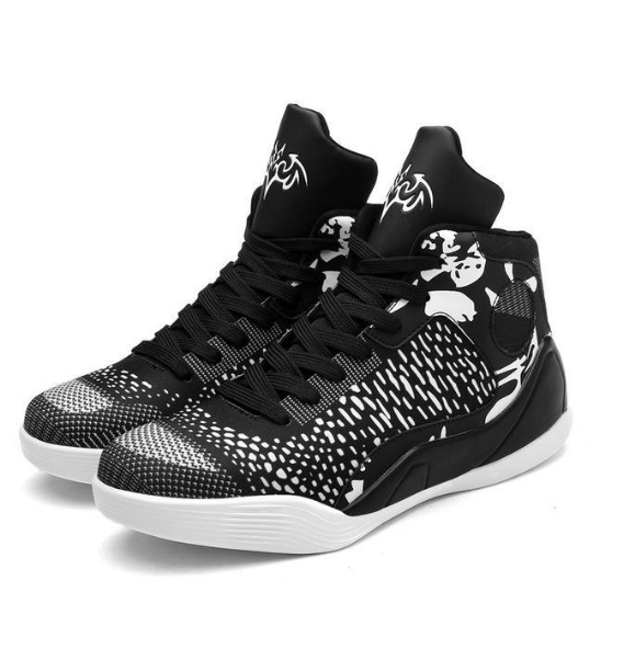 Couple High Top Basketball Shoes - Graffiti Style LadyShow.Store