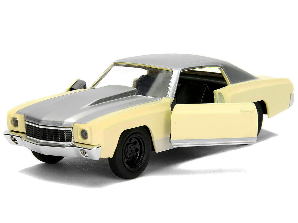 Chevrolet Monte Carlo Cream with Silver Hood and Top "The Fast and the Furious: Tokyo Drift" (2006) Movie "Fast & Furious" Series 1/32 Diecast Model Car by Jada LuxuryLifeWay Online Store
