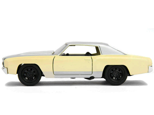 Chevrolet Monte Carlo Cream with Silver Hood and Top "The Fast and the Furious: Tokyo Drift" (2006) Movie "Fast & Furious" Series 1/32 Diecast Model Car by Jada LuxuryLifeWay Online Store