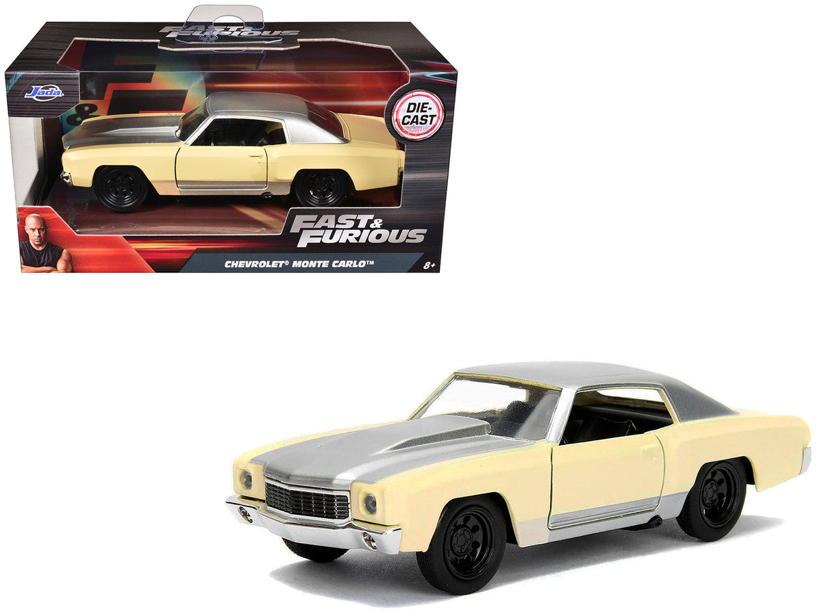 Chevrolet Monte Carlo Cream with Silver Hood and Top "The Fast and the Furious: Tokyo Drift" (2006) Movie "Fast & Furious" Series 1/32 Diecast Model Car by Jada LuxuryLifeWay Online Store