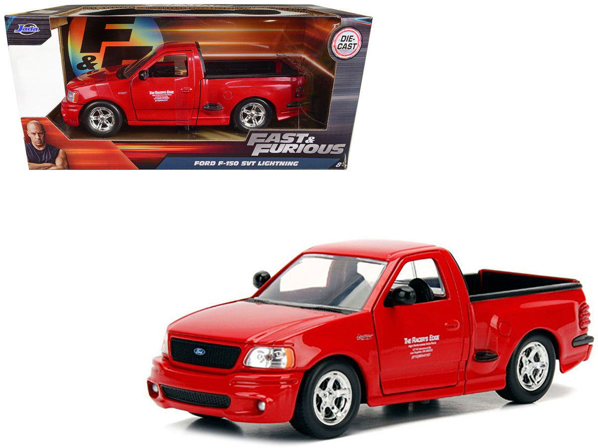 Brian's Ford F-150 SVT Lightning Pickup Truck Red "Fast & Furious" Movie 1/24 Diecast Model Car by Jada LuxuryLifeWay Online Store