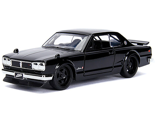 Brian's Nissan Skyline 2000 GT-R (KPGC10) Black "Fast & Furious" Movie 1/32 Diecast Model Car by Jada LuxuryLifeWay Online Store