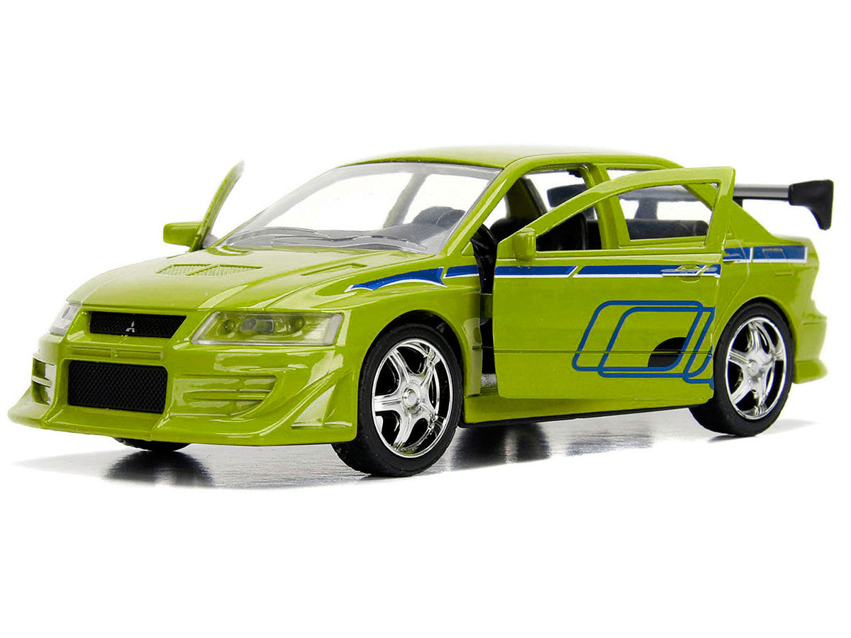 Brian's Mitsubishi Lancer Evolution VII Green "Fast & Furious" Movie 1/32 Diecast Model Car by Jada LuxuryLifeWay Online Store