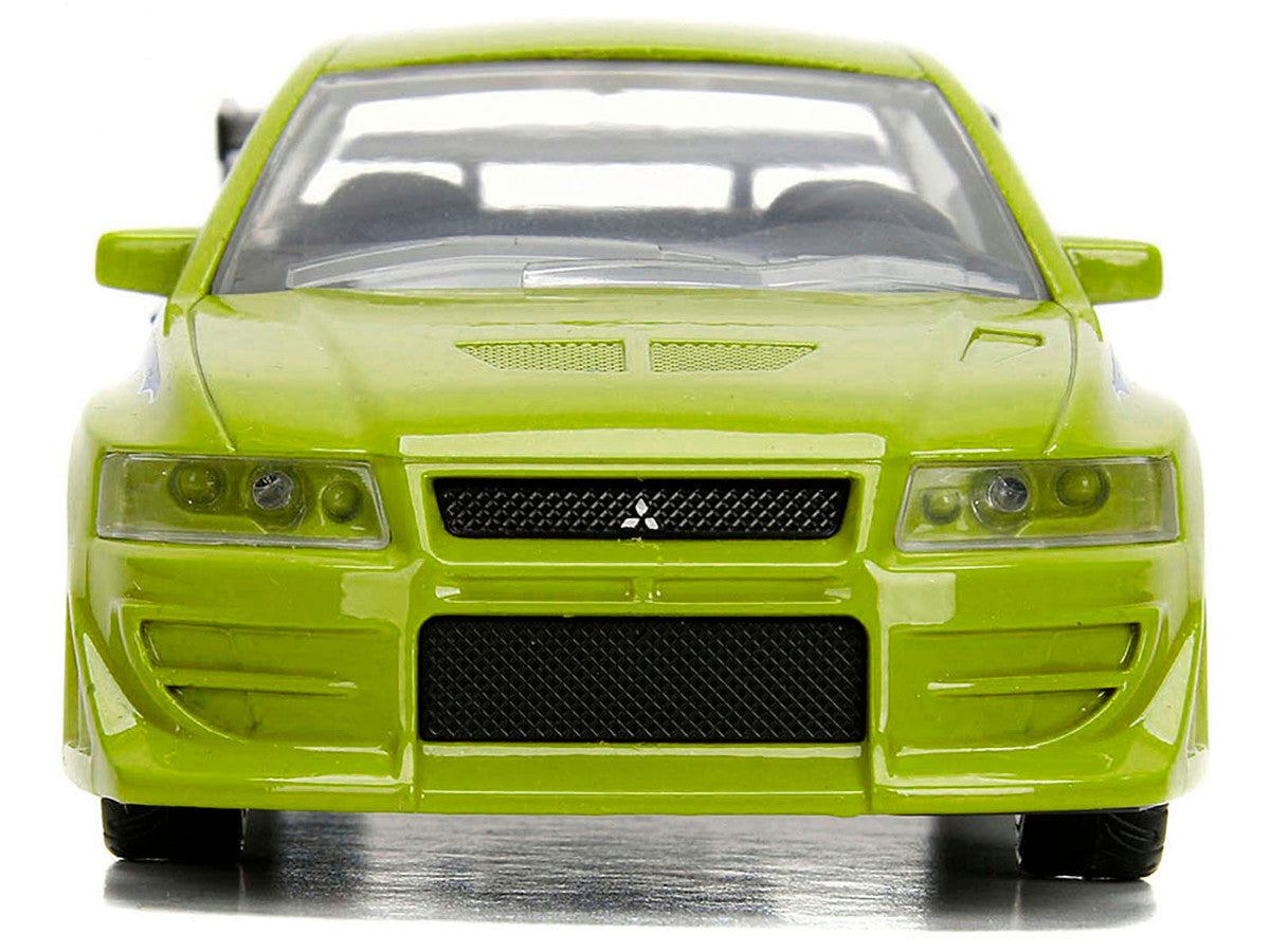 Brian's Mitsubishi Lancer Evolution VII Green "Fast & Furious" Movie 1/32 Diecast Model Car by Jada LuxuryLifeWay Online Store