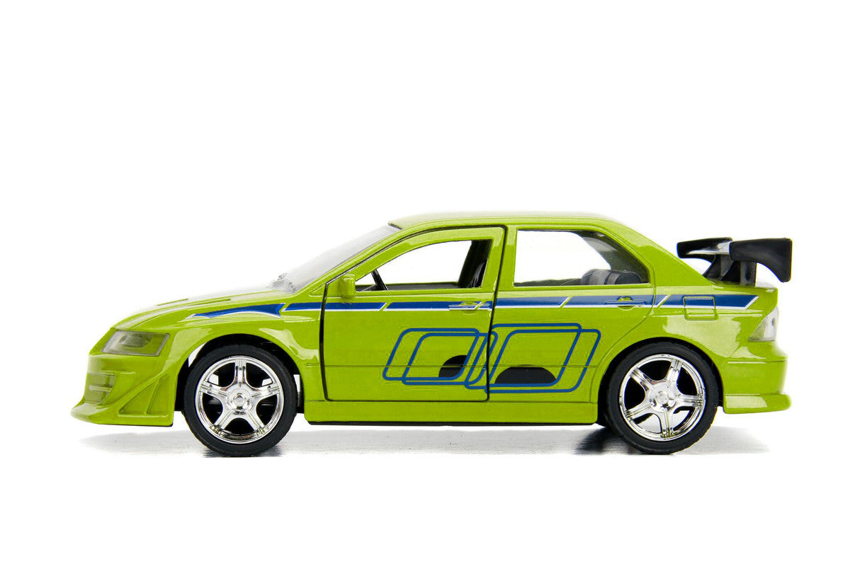 Brian's Mitsubishi Lancer Evolution VII Green "Fast & Furious" Movie 1/32 Diecast Model Car by Jada LuxuryLifeWay Online Store