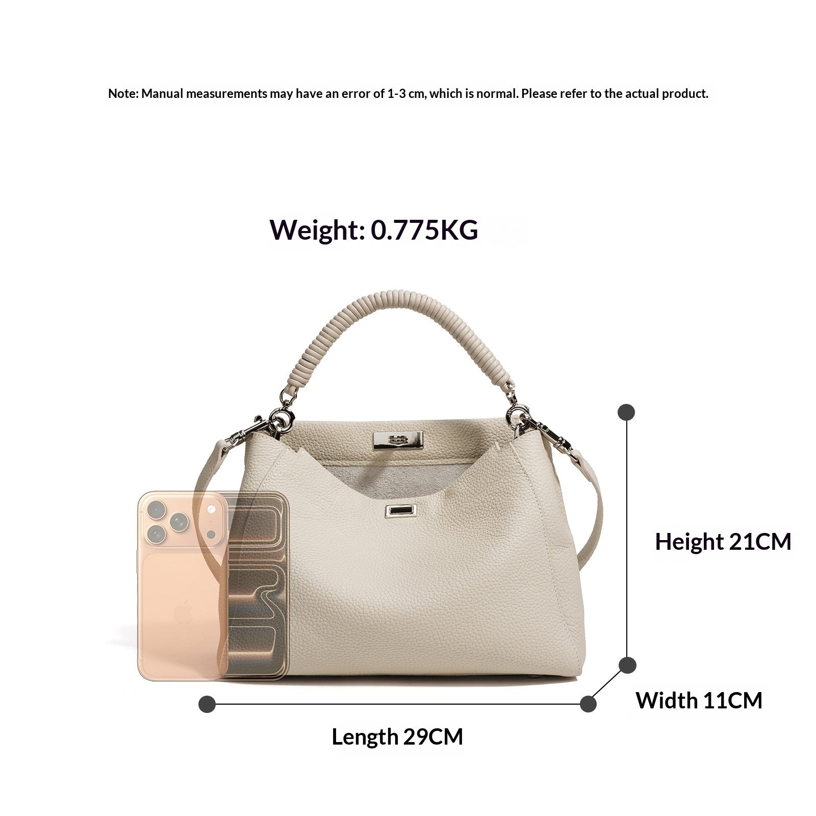 Motorcycle-style Fashion Large-capacity Crossbody Bag LadyShow.Store