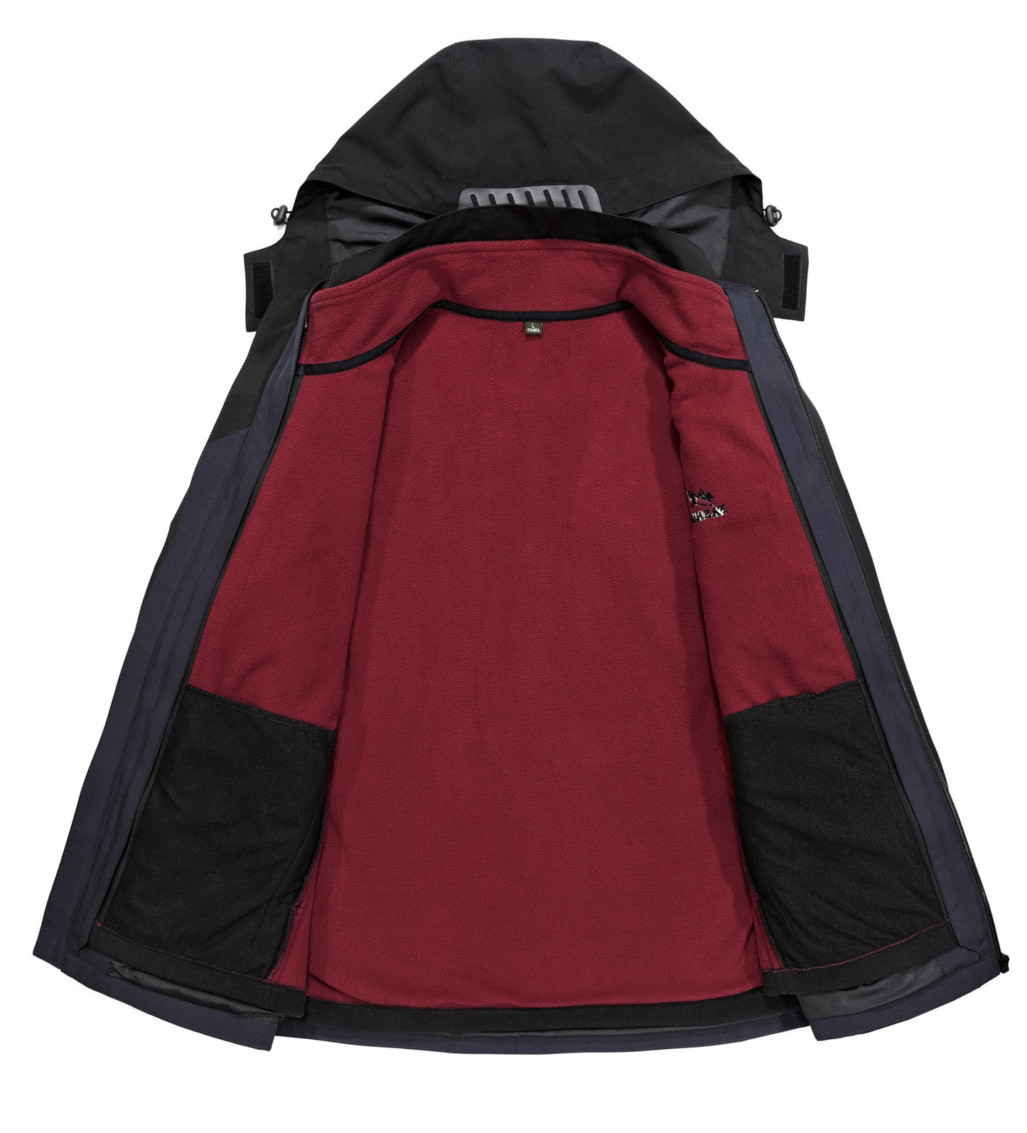 Men's 3-in-1 Outdoor Jacket Set with Windproof Design Pi-Mart