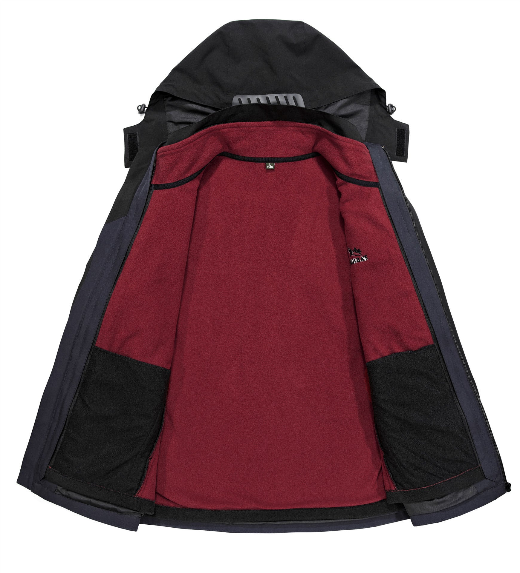Men's 3-in-1 Outdoor Jacket Set with Windproof Design Pi-Mart