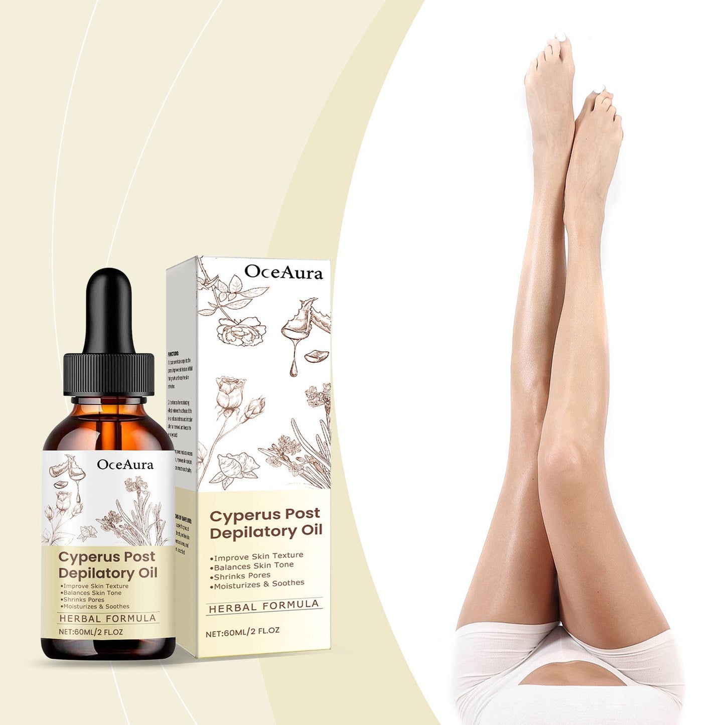 Hair Removal Care Essential Oil 60ml Tri Light Beauty