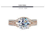 Moissanite Female Diamond Silver Ring LadyShow.Store