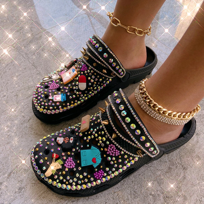 Women's Bling Clogs - Soft Summer Garden Sandals Best YouTube Store
