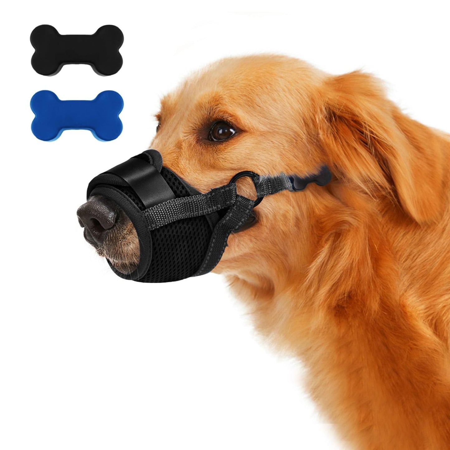 New Cotton Dog Muzzle, Anti-Bite And Anti-Accidental Eating Dog Muzzle, Adjustable Dog Mask, Pet Supplies Factory Direct Supply Wholesale Pets Fashion