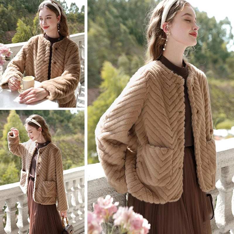 Furry Coat Women's Autumn And Winter Leisure Coat Best YouTube Store