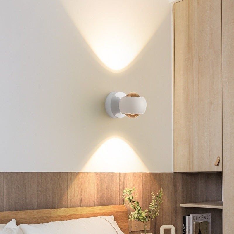 Modern Minimalist Creative Rotatable Bedside Wall Lamp PearlNestDecor.com