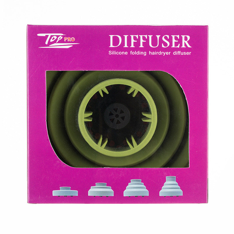 Silicone Folding Diffuser For Hair Drying And Styling Pi-Mart