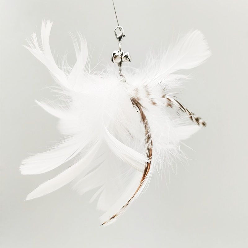 Steel Wire Feather Funny Cat Stick Long Rod Pets Fashion
