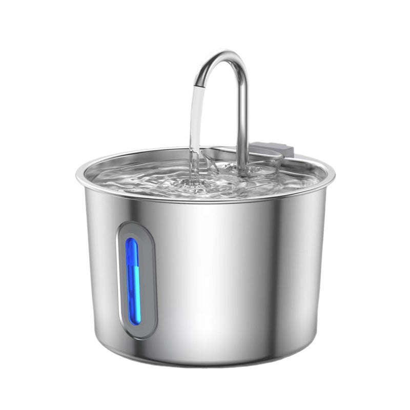 Pet Cat Stainless Steel Automatic Water Dispenser Pets Fashion