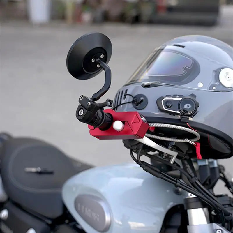 Solid Motorcycle Handlebar Lock