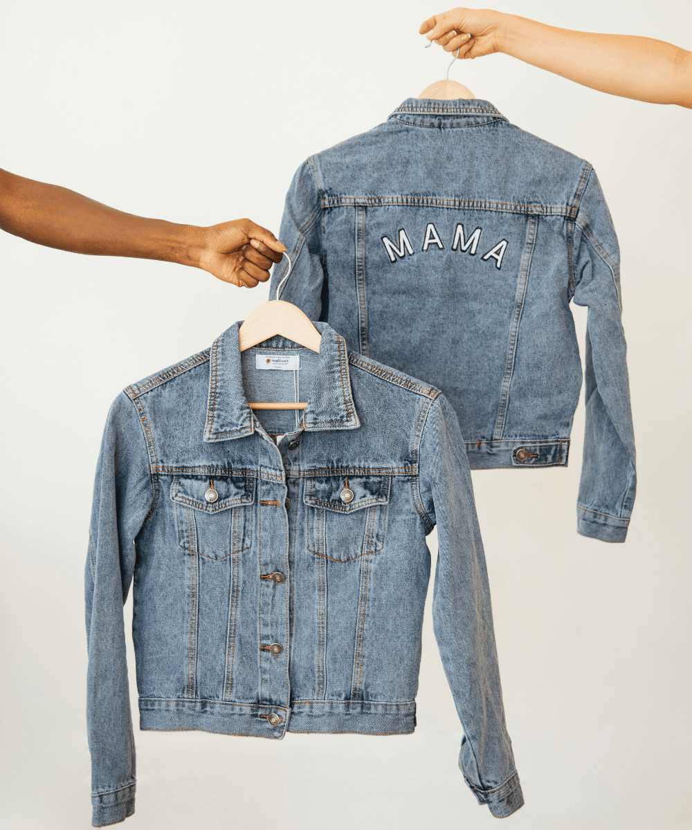 Blue Denim Mama Jacket LuxuryLifeWay Online Store