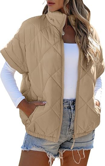Casual Pocket Zipper Diamond Lattice Warm Jacket LadyShow.Store