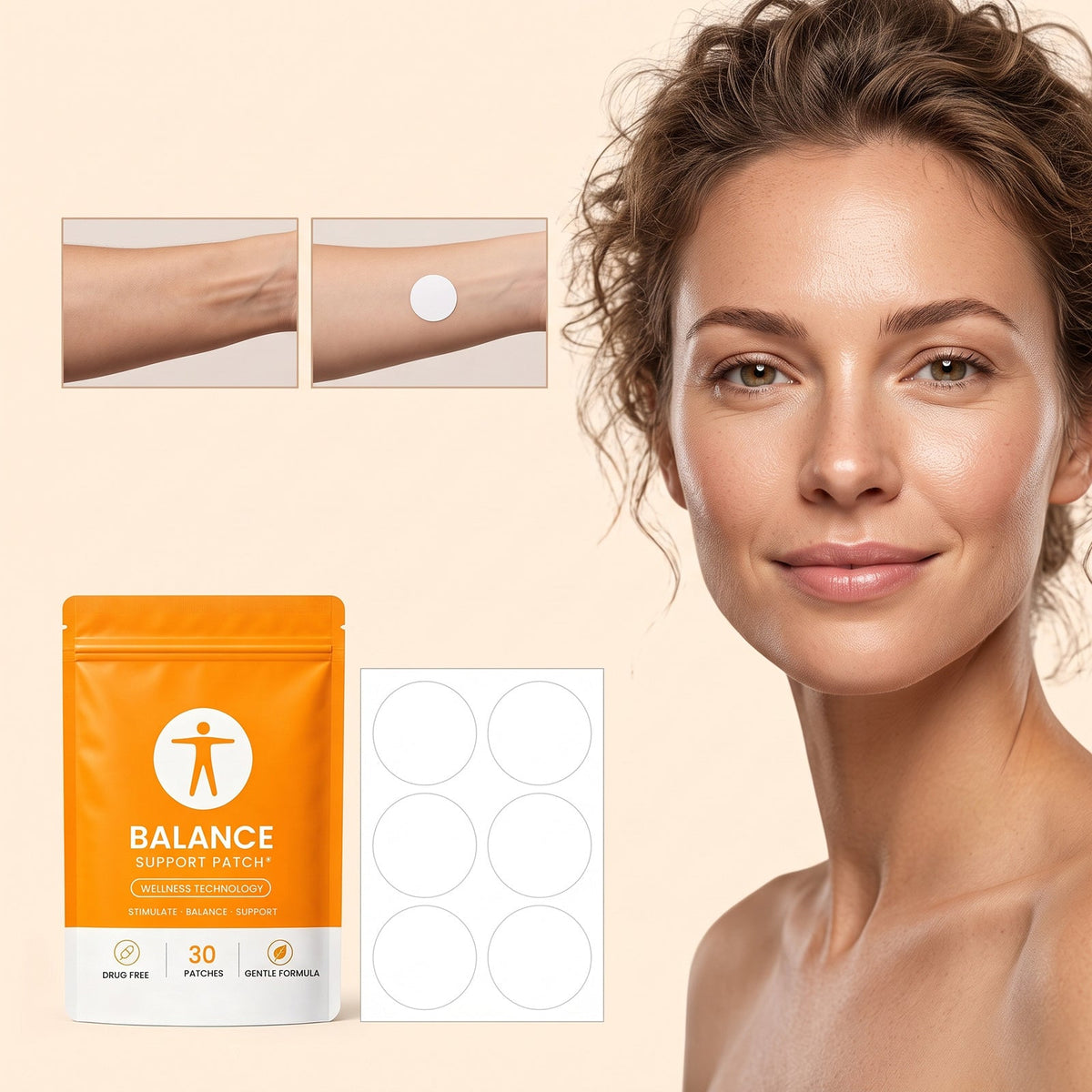 Balance Support Patch 30pcs Bag Tri Light Beauty