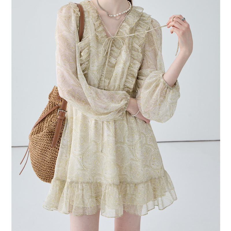French Retro Dress For Women Summer NorixaFashion.com