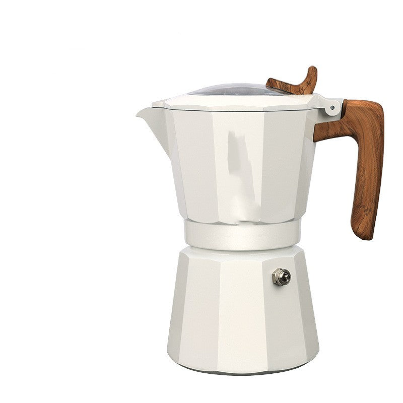 Outdoor Camping Italian Double Valve Mocha Kettle PearlNestDecor.com