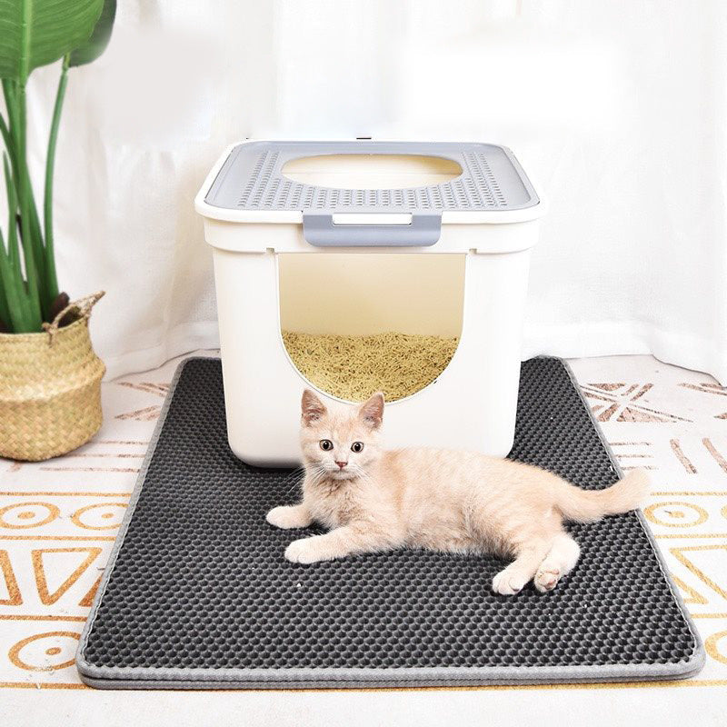 EVA Double-layer Removable Cat Litter Mat Pets Fashion