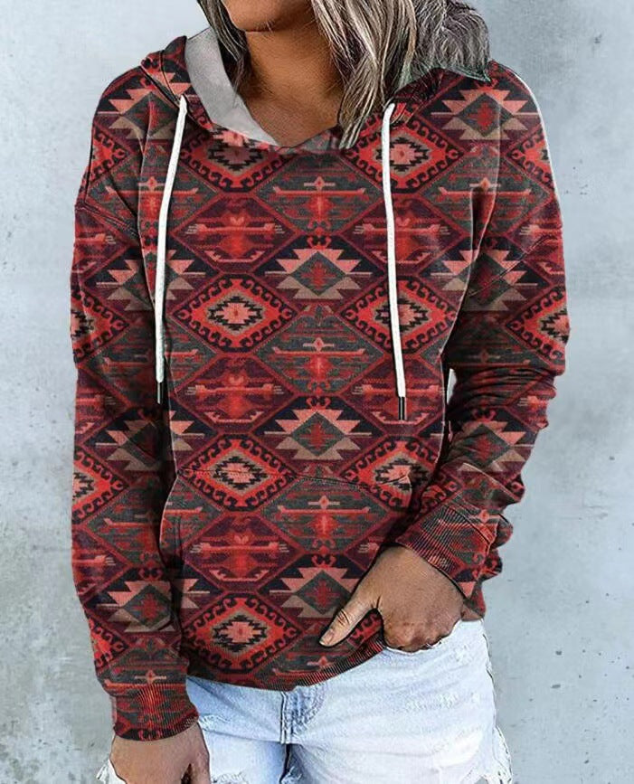 Women's New Burst Print Sweatshirt