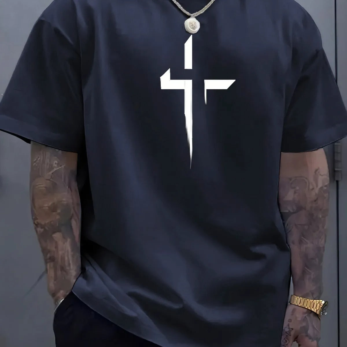 Men's Printed Casual T-shirt – Street Style Pi-Mart