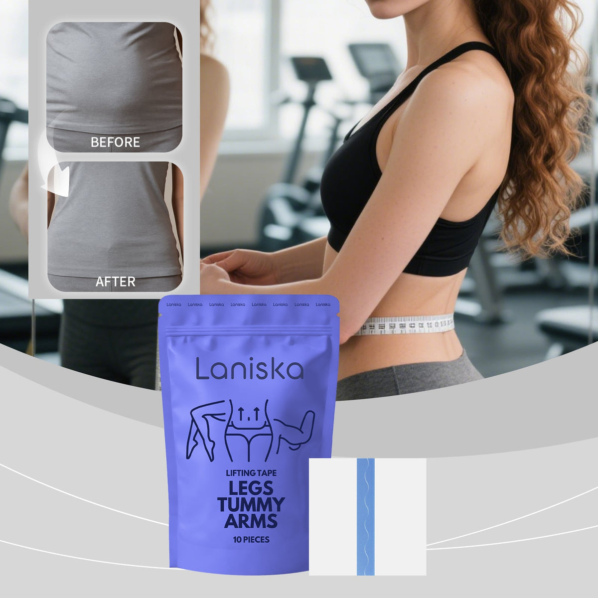 Comfortable, Lightweight, And Suitable For The Body's Skin. Convenient Daily Care Patches, Shaping Aids, 10pcs, 1 Bag Tri Light Beauty