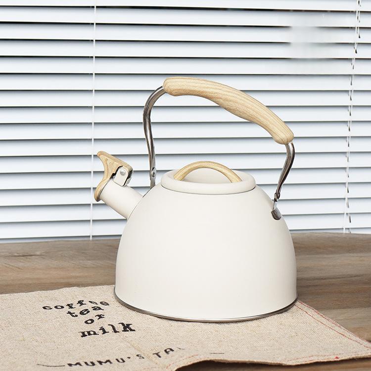 Portable For Home Use Stainless Steel Whistling Kettle PearlNestDecor.com